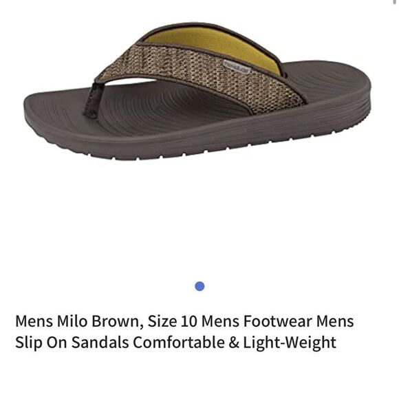 Hey Dude Men\'s Size 10 brown sandals NWT main image 5